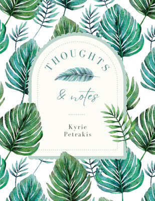 Aesthetic Watercolor Tropical Monstera Leaves Spiral Notebook Notebook Cover Canva template, green