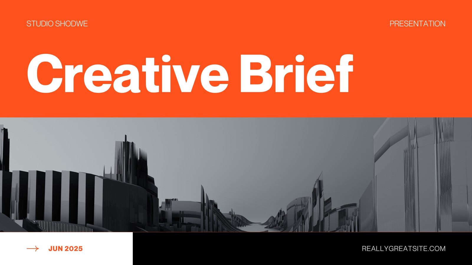 Orange Modern Creative Brief Presentation