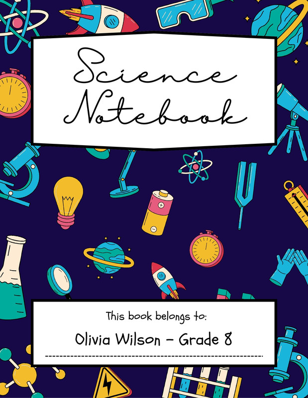 Free to edit and print science notebook templates | Canva