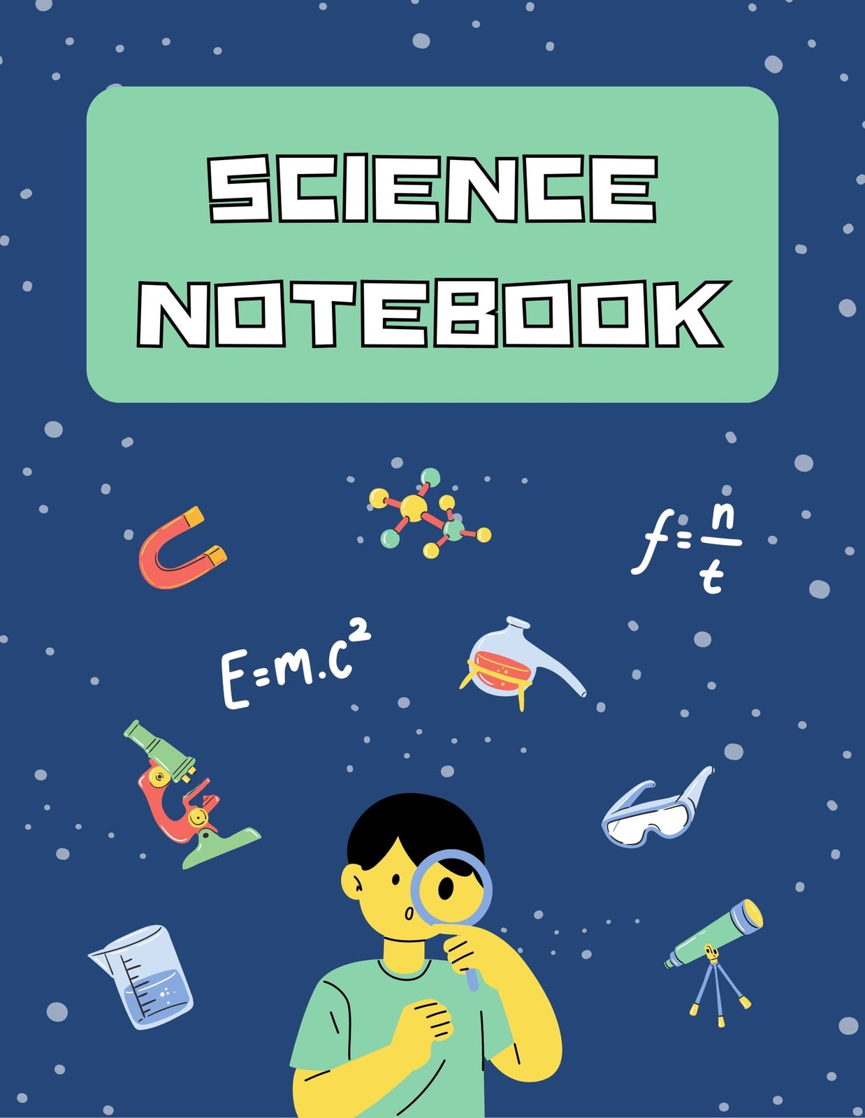 Free to edit and print science notebook templates | Canva