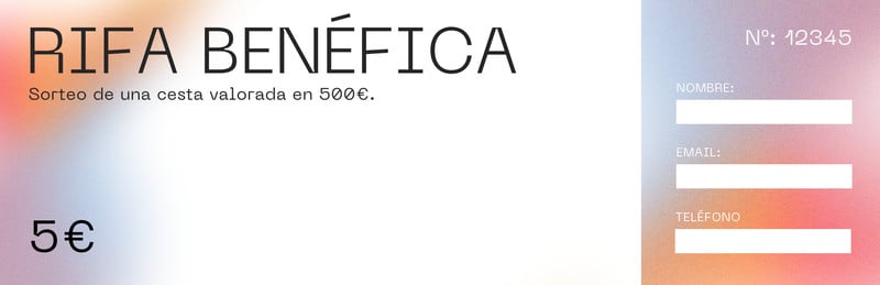 Plantillas de boletas para rifa gratis para editar | Canva
