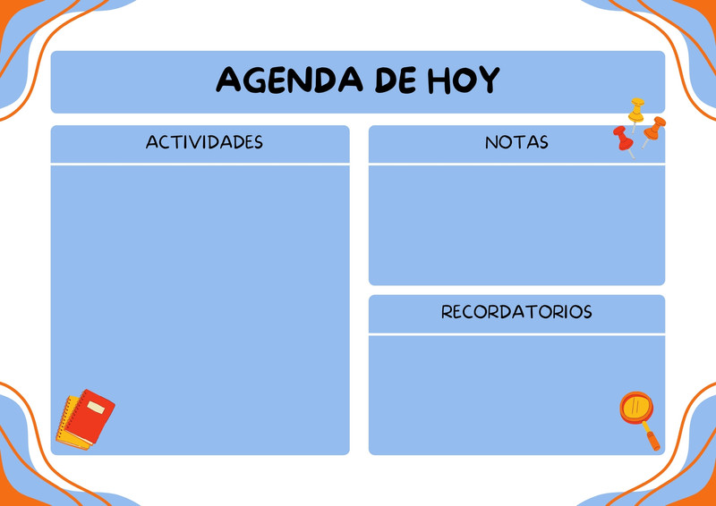 Agenda escolar editable para docentes y estudiantes | Canva