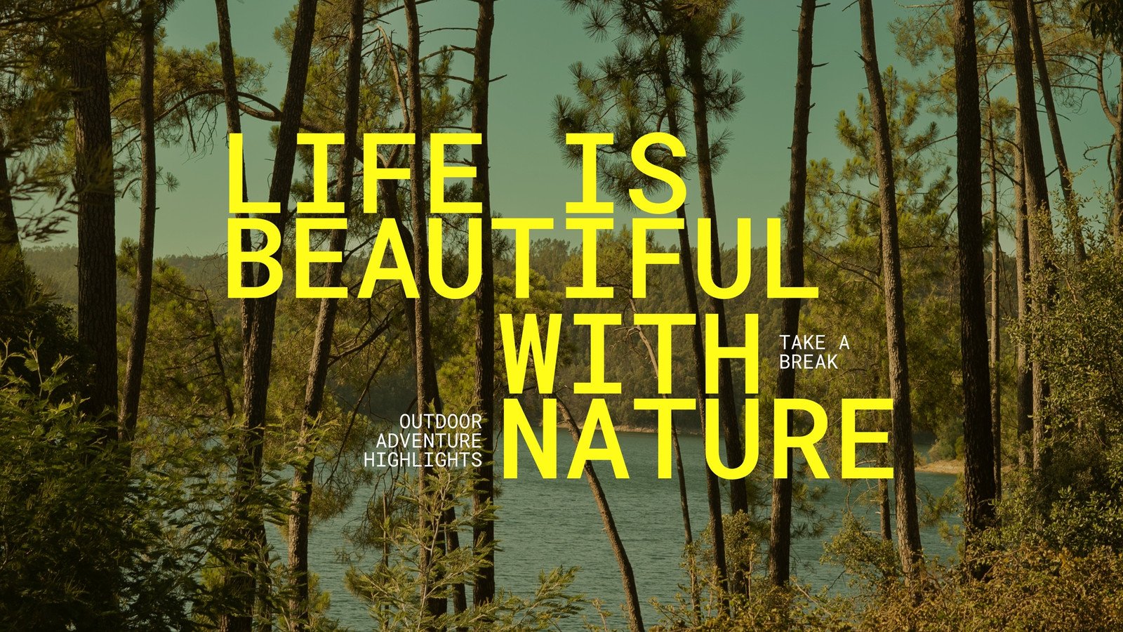 Yellow and Black Vintage Outdoor Adventure Trip Video