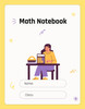 Math Notion Cover Free printable custom math notebook cover templates | Canva