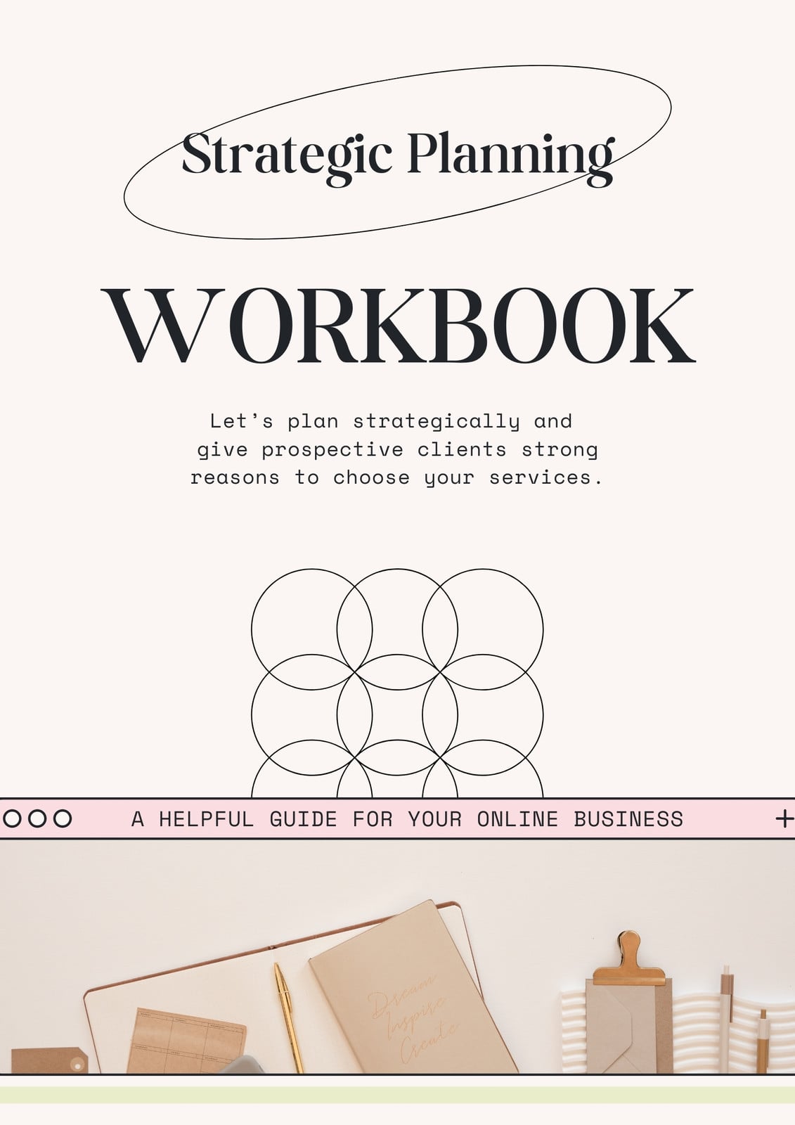 Ivory Helpful Online Business Strategic Planning Workbook