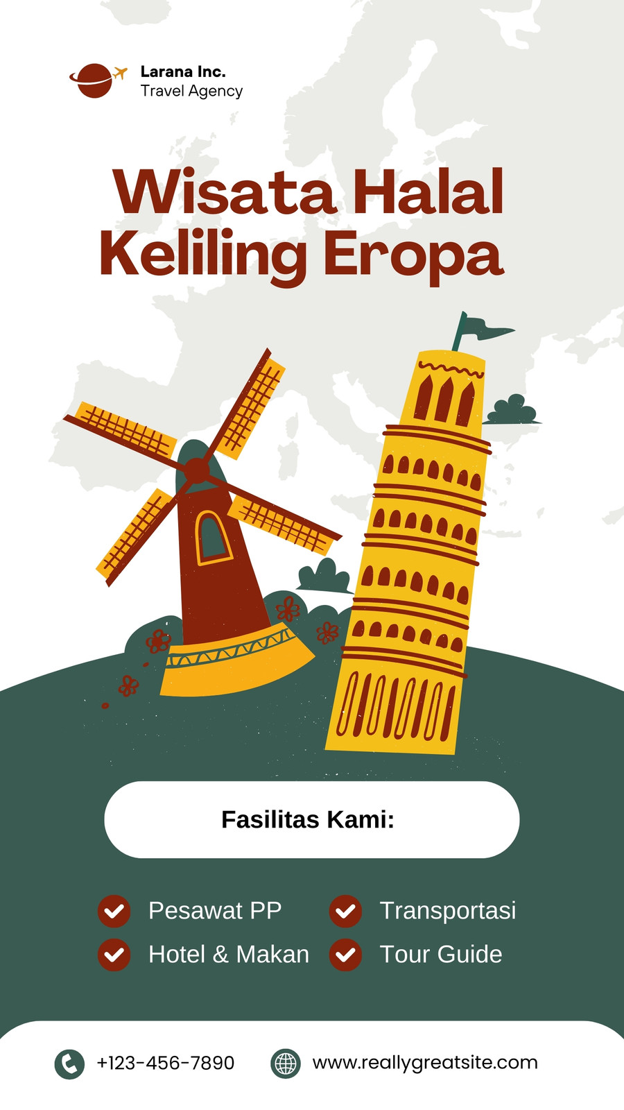 Hijau Putih Ilustrasi Lucu Wisata Halal Eropa WhatsApp Status Hijau Putih Ilustrasi Lucu Wisata Halal Eropa WhatsApp Status