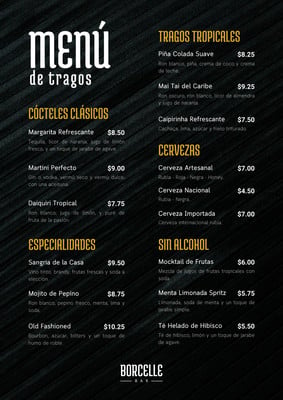 Plantillas bar - Gratis y editables - Canva