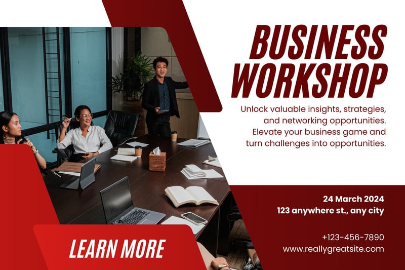 Customize 334+ Workshop Banner Templates Online - Canva