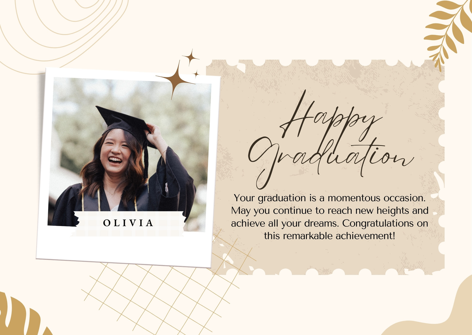 Free printable graduation postcard templates | Canva