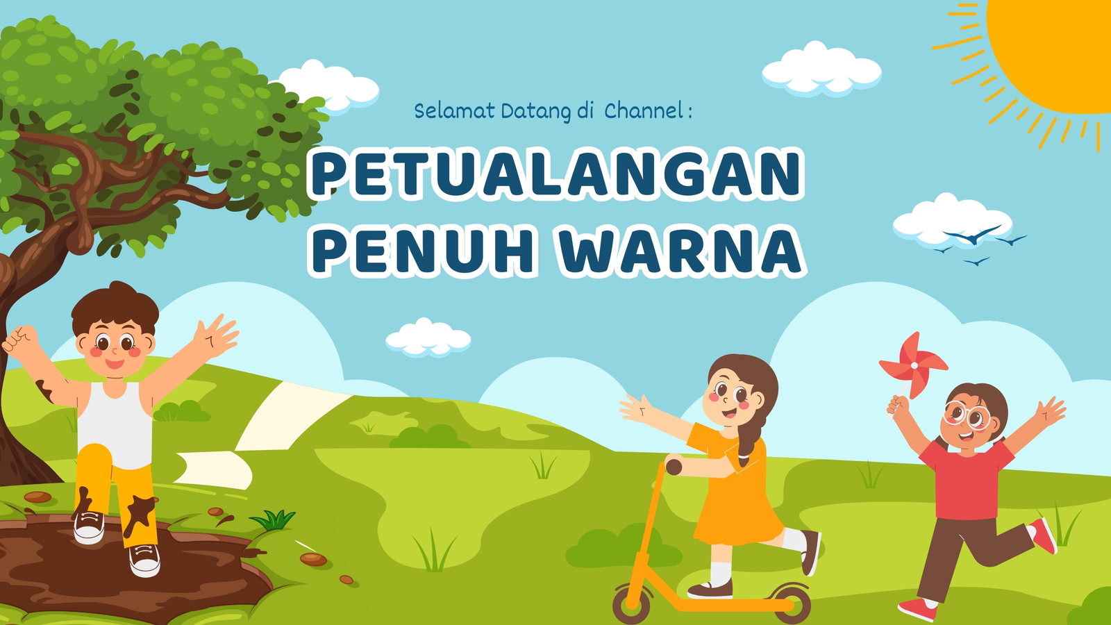Biru dan Hijau Lucu Intro Youtube Animasi Channel Anak Biru dan Hijau Lucu Intro Youtube Animasi Channel Anak