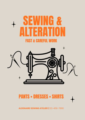 Free and customizable sewing templates