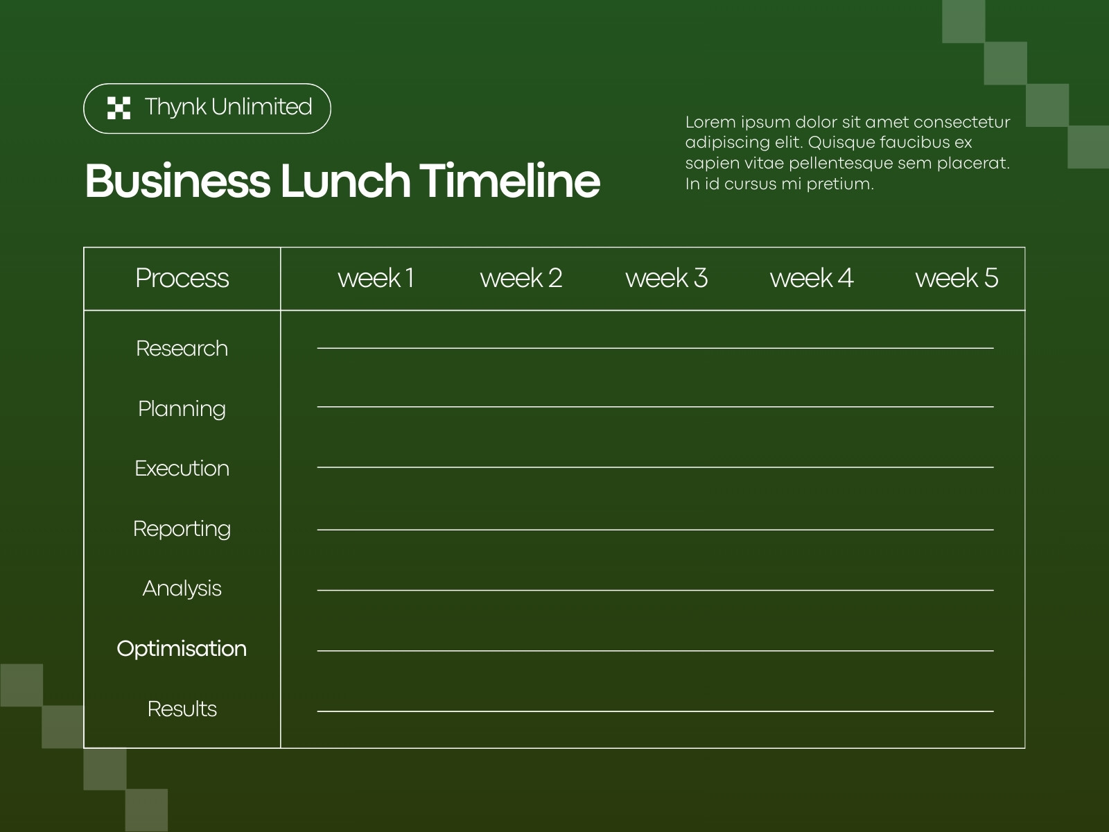 Green Simple Modern Business Timeline Graph