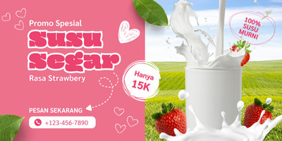 Gratis desain contoh susu - Canva