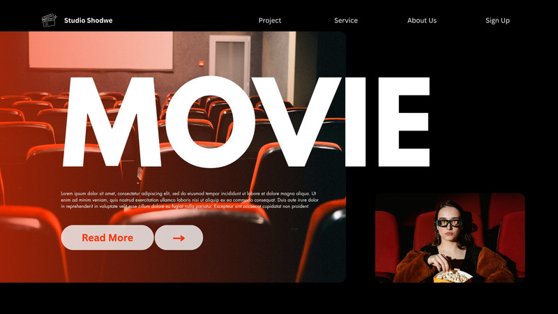 Free and customizable cinematic templates