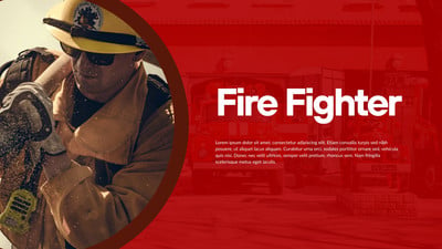 Free and customizable firefighter templates