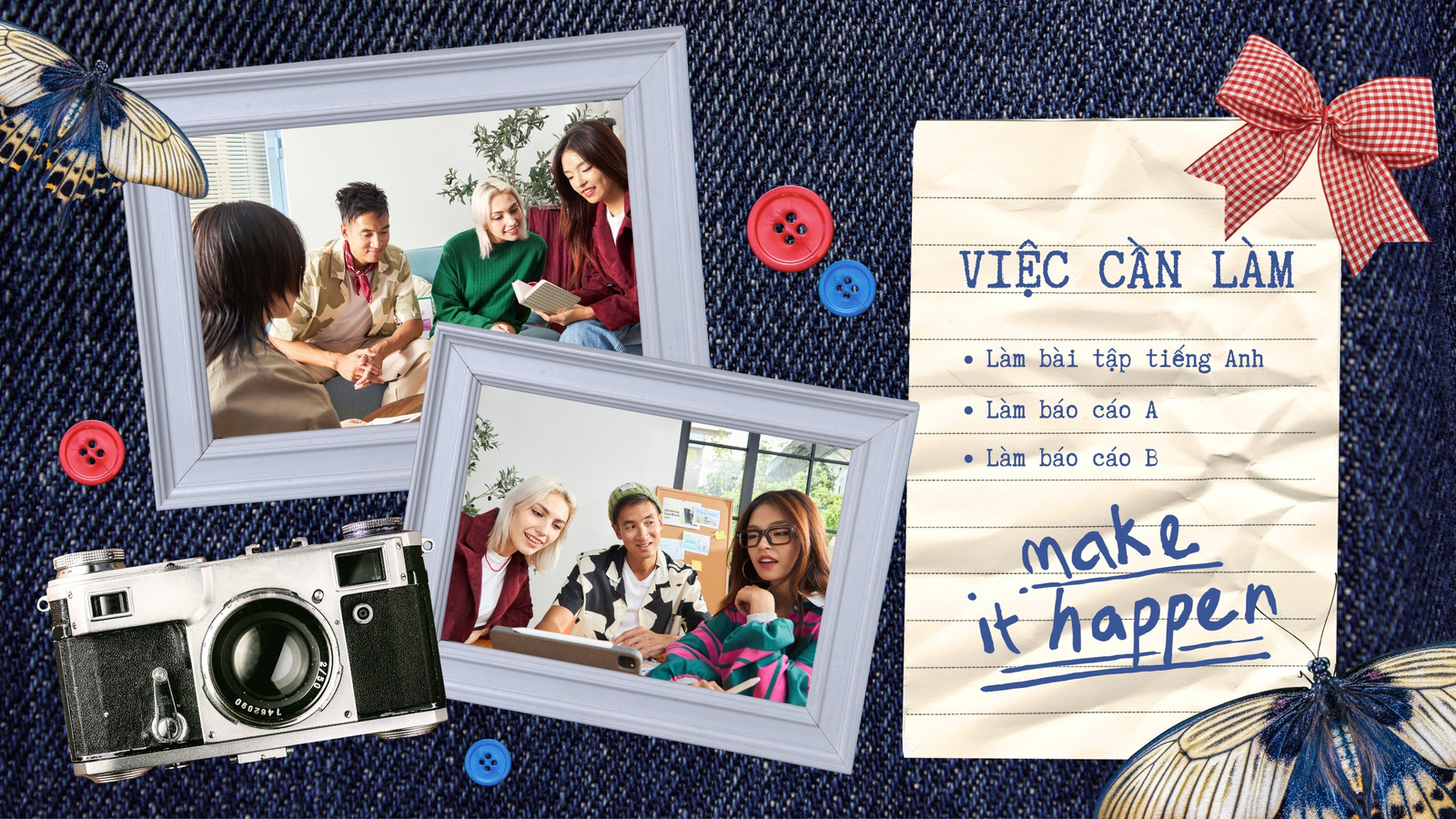 Mẫu hình nền máy tính bảng việc cần làm và ảnh ghép Mẫu hình nền máy tính bảng việc cần làm và ảnh ghép