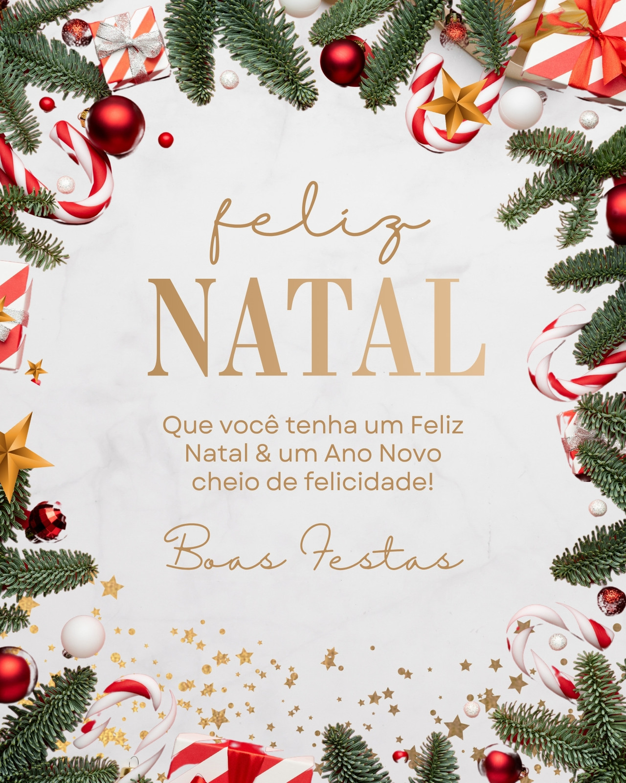 Modelos de Arte de Natal customizáveis e grátis