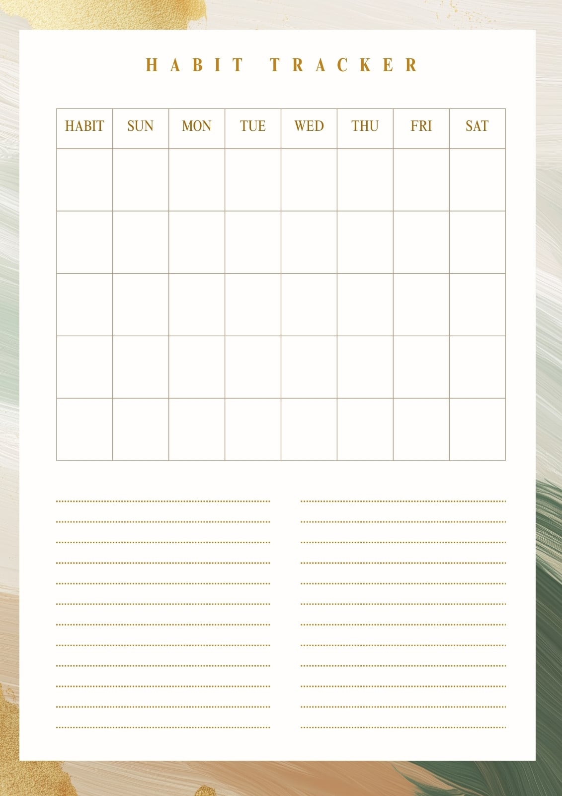 Workout Tracker Examples Page 6 - Free and customizable tracker templates