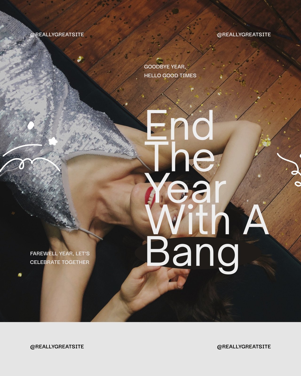 Brown Photography End The Year With A Bang Carousel Instagram Post