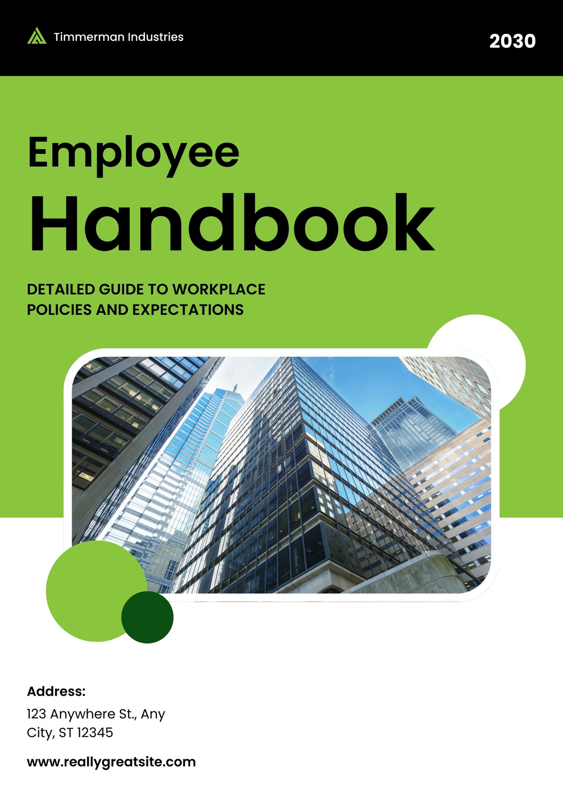 Page 4 - Free and customizable handbook templates