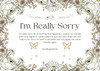 Apologization Card Pattern Free printable, customizable apology card templates | Canva