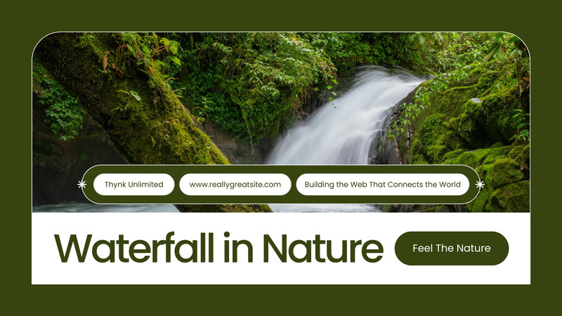 Waterfall Template Html Code Free and customizable waterfall templates