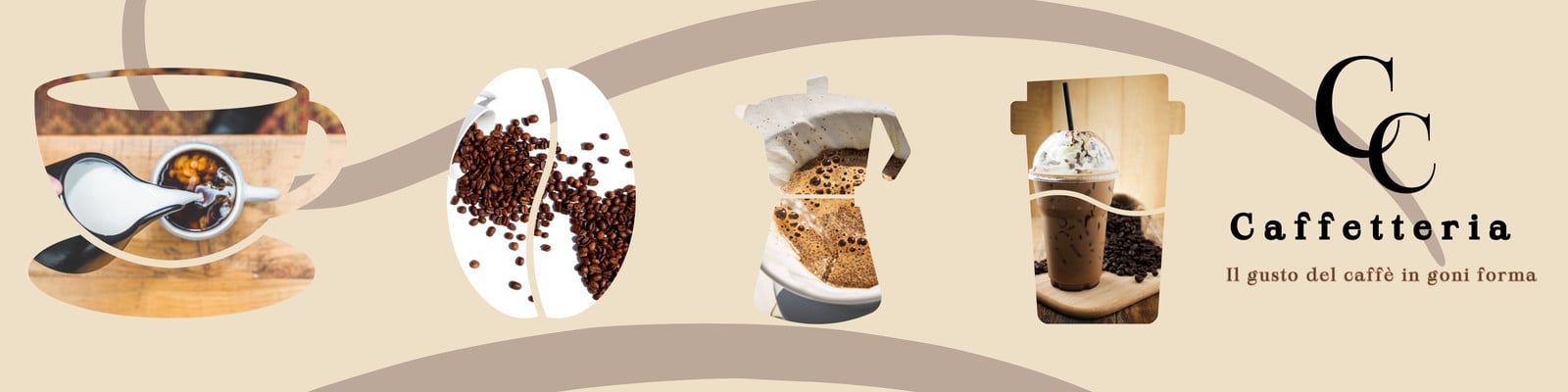 Beige Foto Moderna Caffè Copertina Negozio Etsy