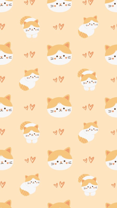 Free custom funny cat phone wallpaper templates | Canva