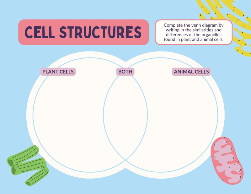 thumbnail image 2 of CellCraft Animal Cell & Plant Cell Poster Set - 2 Bahrain 2 of 13