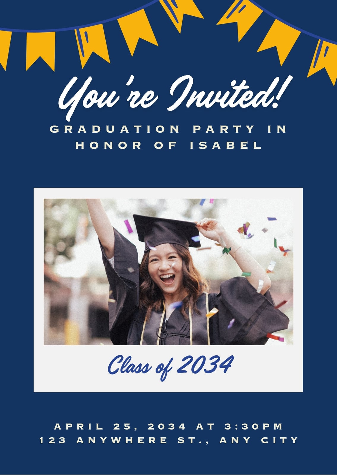 Free graduation party design collection | Canva