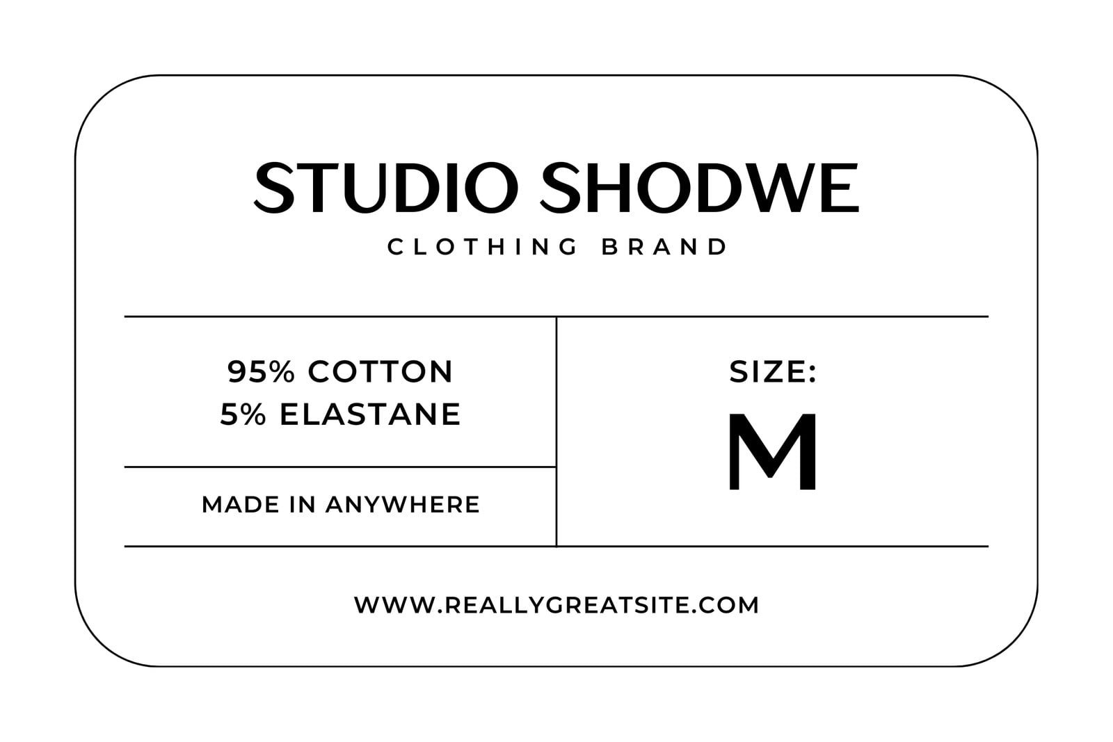 dress label design Free printable, customizable clothing label templates