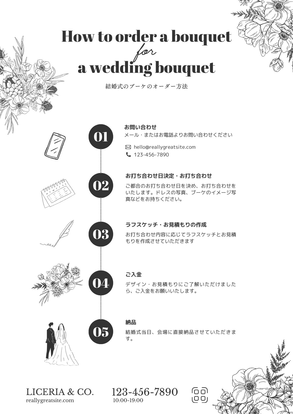 オーダーシート無料テンプレートデザイン。イラストや画像付きも豊富