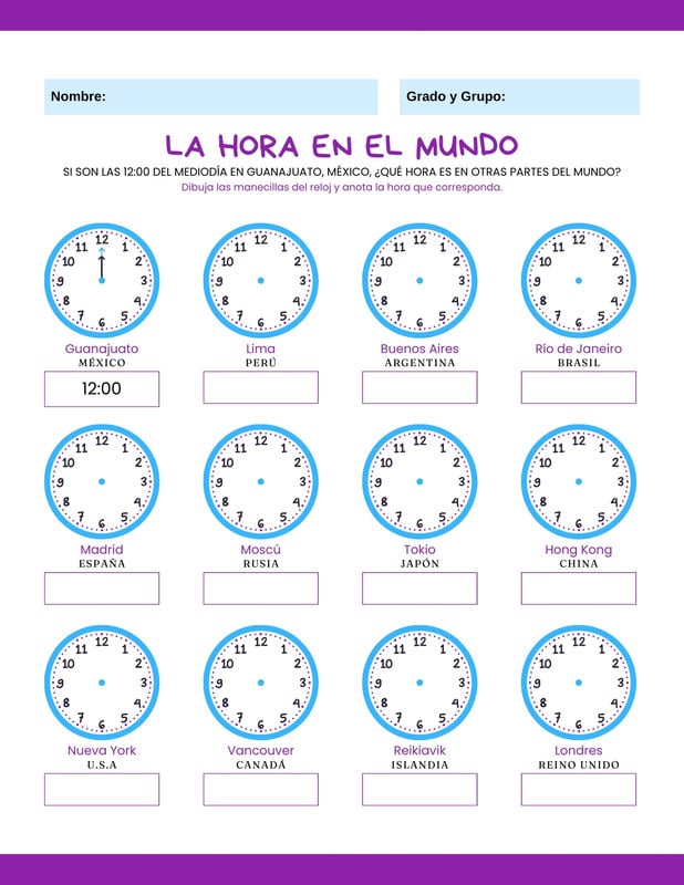 que-hora-es-worksheet-59-hora-espa-ol-ele-hojas-de-trabajo-pdf-doc