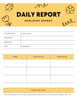 Free printable, customizable daily report templates | Canva