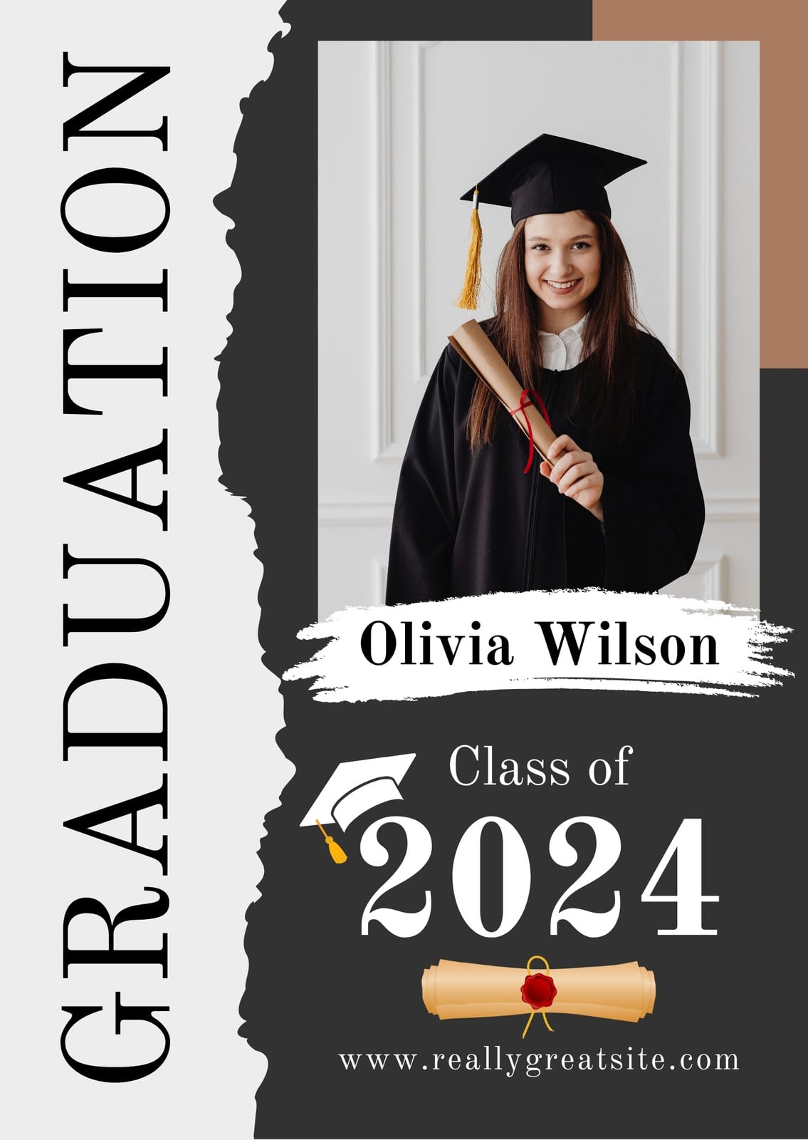 Page 3 - Free, custom printable graduation announcement templates | Canva Page 3 - Free, custom printable graduation announcement templates | Canva