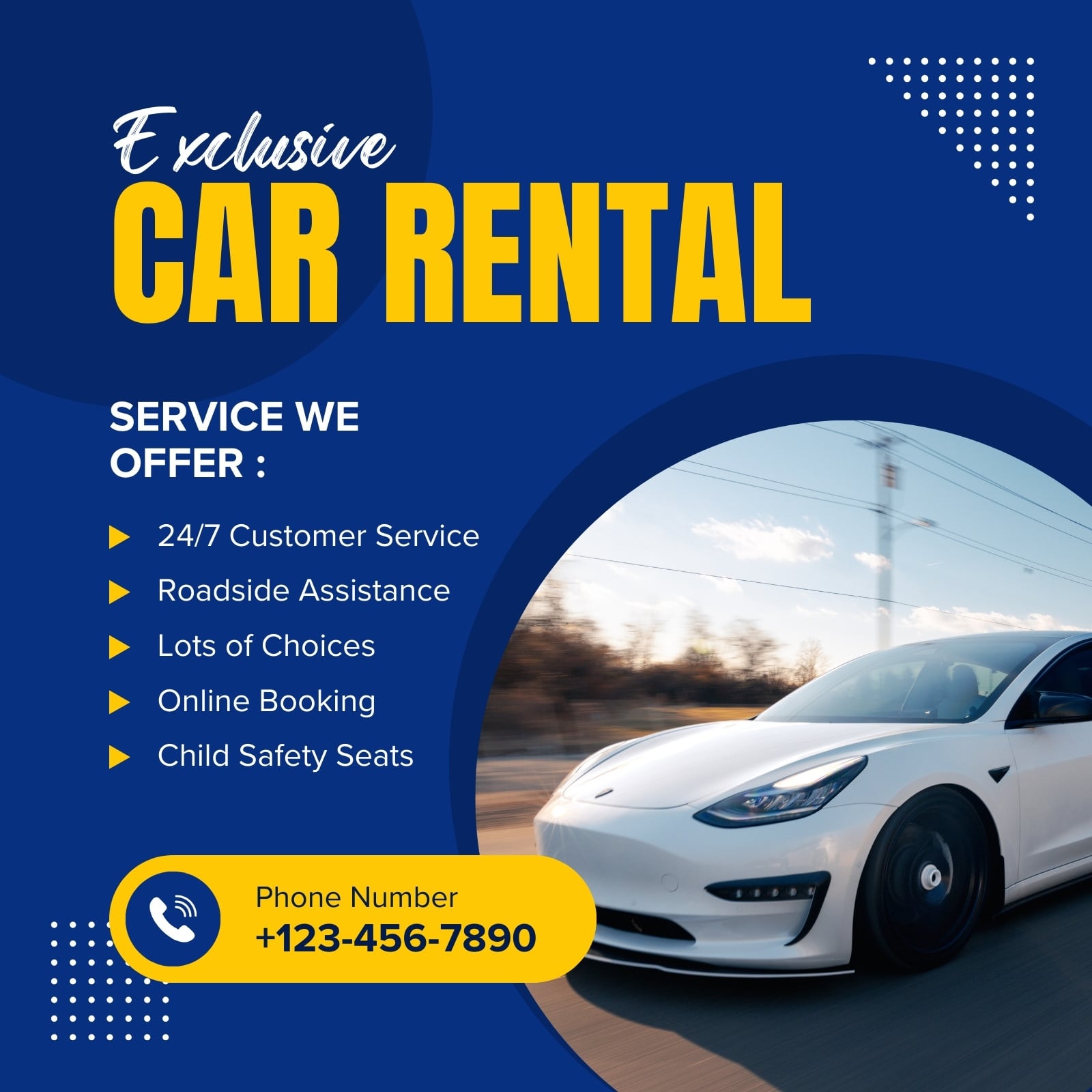 Header Image For Car Rentals Free and customizable car rental templates