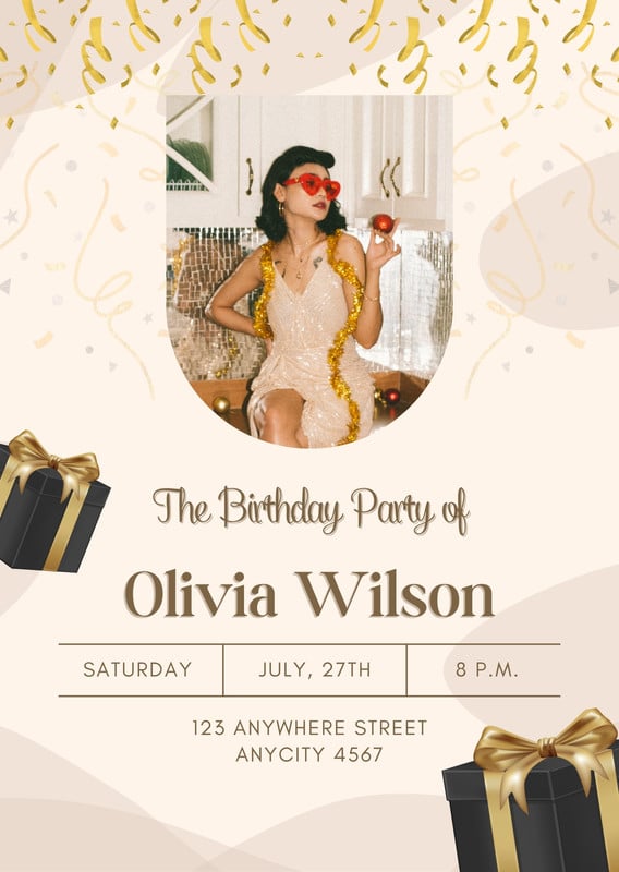 Free printable adult birthday invitation templates | Canva Free printable adult birthday invitation templates | Canva