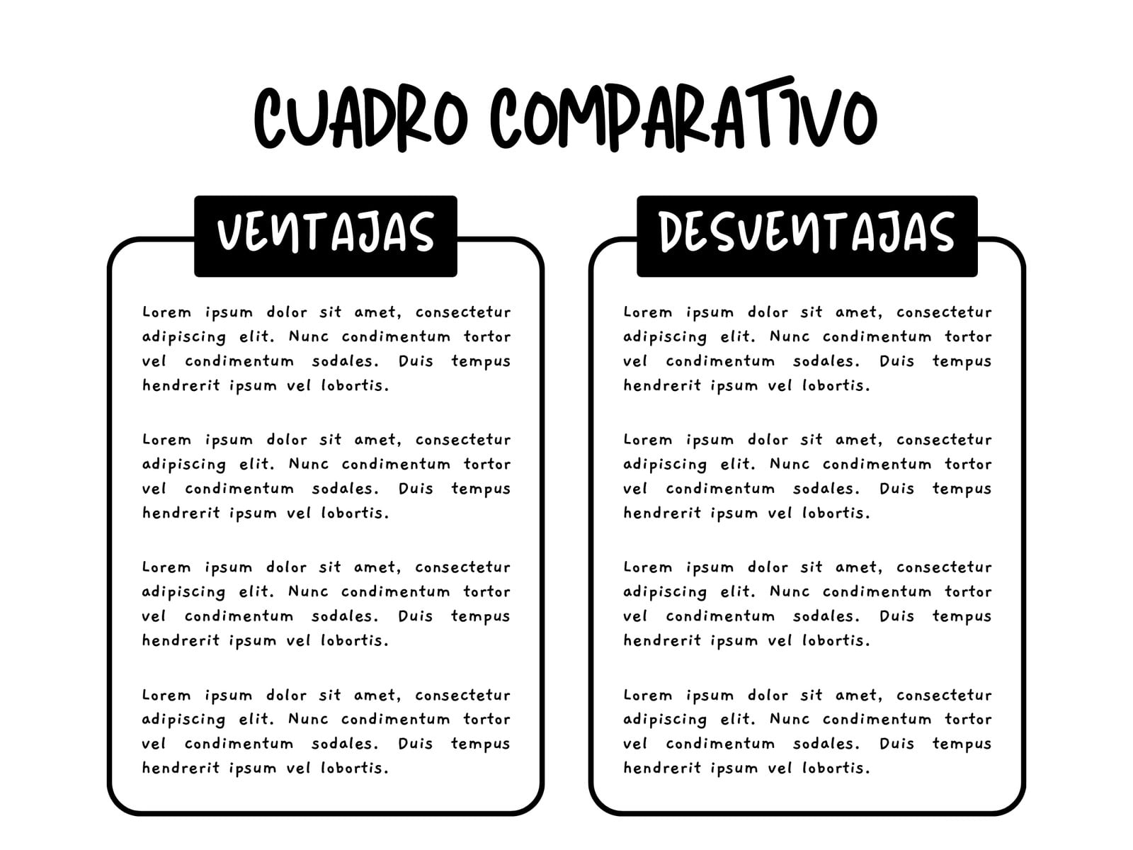 Copia de Copia de Gráfico Cuadro Comparativo Elegante Estético Líneas Minimalista Marrón Beige
