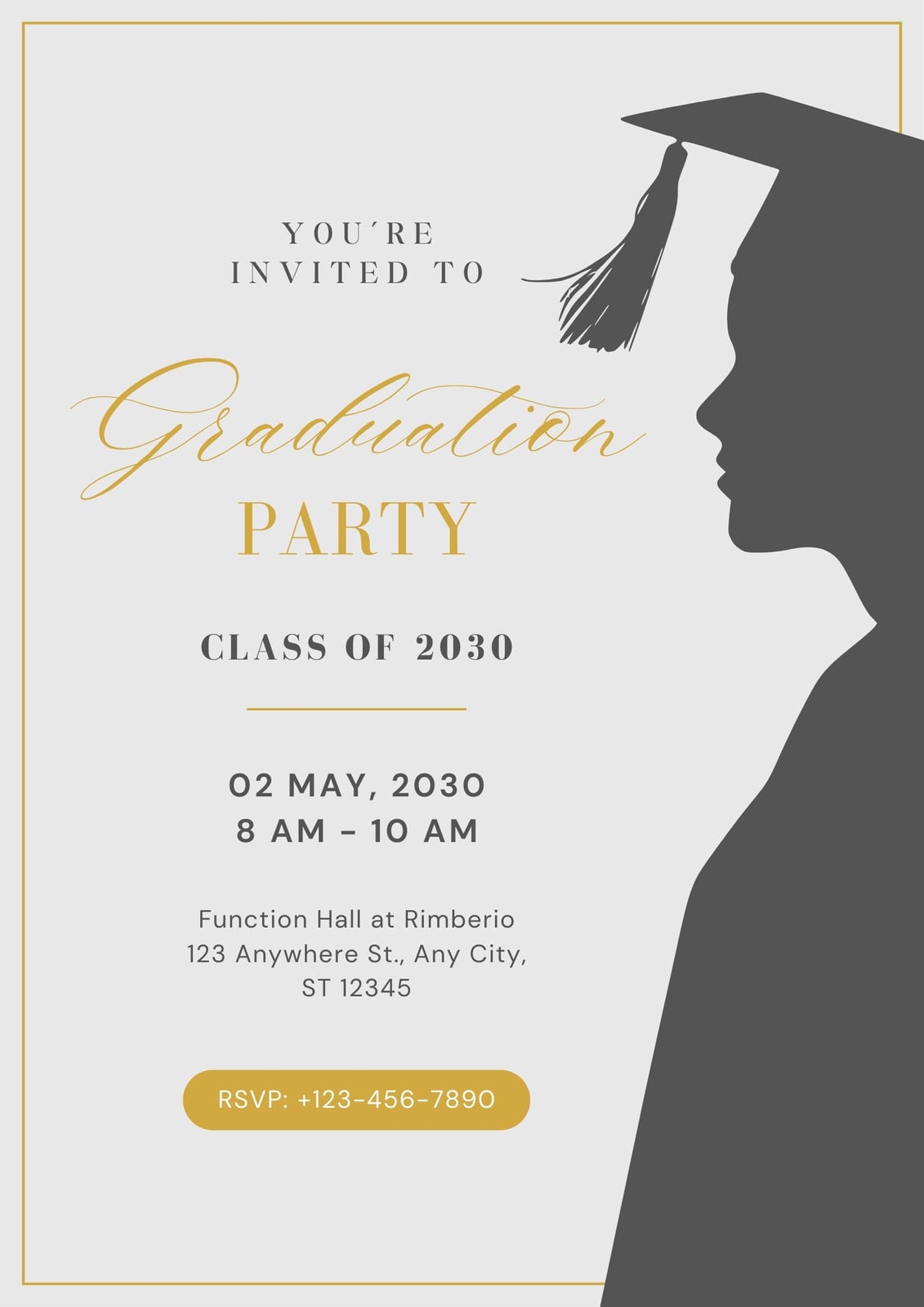 canva grad cards Editable Graduation Photo Card 2025 | Childhood to Senior | Template | Printable Keepsake Free graduation party design collection