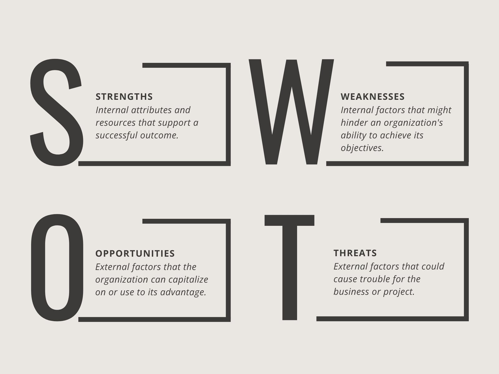 Beige Simple Aesthetic Business Graph