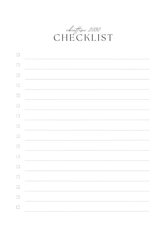 Check List Modelli Modelli Di Checklist Per Una Migliore Organizzazione | Canva