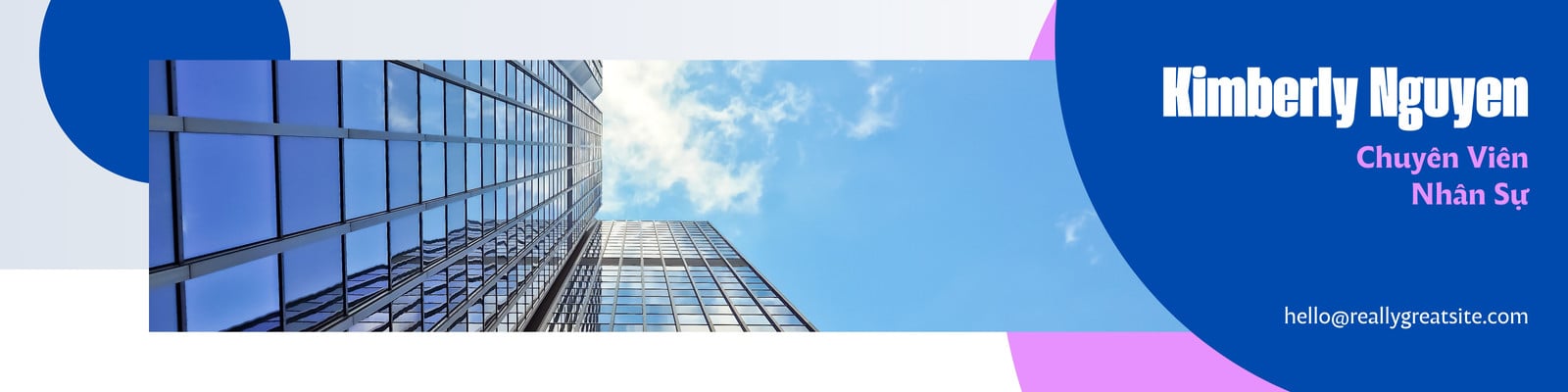 Banner LinkedIn chuyên viên nhân sự xanh dương Banner LinkedIn chuyên viên nhân sự xanh dương