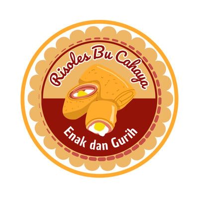 Gratis desain contoh risoles - Canva