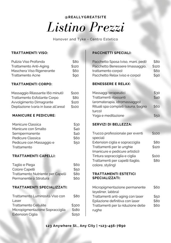 Modelli Listino Prezzi: esplora i template e personalizzali gratis