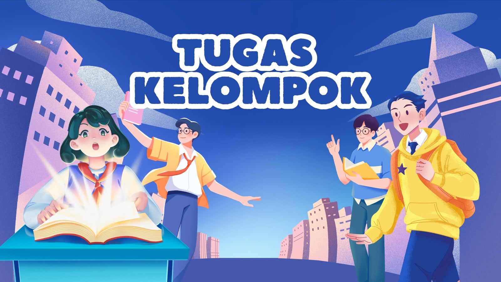 Presentasi Tugas Kelompok Ilustratif Warna Biru Putih Presentasi Tugas Kelompok Ilustratif Warna Biru Putih
