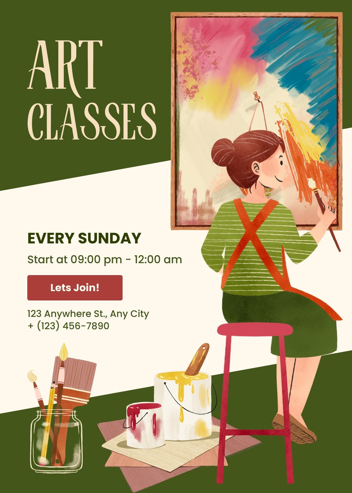 Free and customizable art class templates | Canva