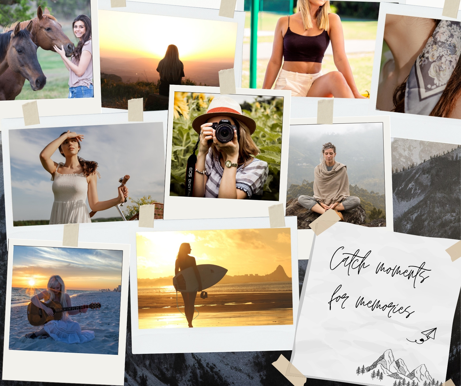 White Photo Organic Illustrations Personal Motivational Facebook Post