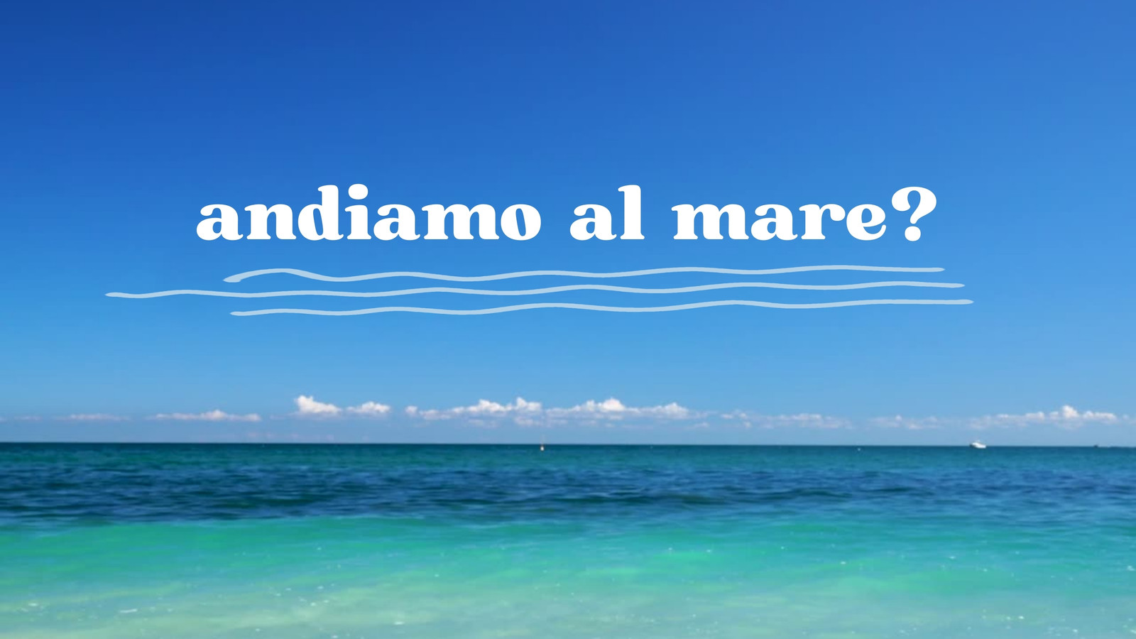 Mare Video Semplice Animato Azzurro Bianco Mare Video Semplice Animato Azzurro Bianco