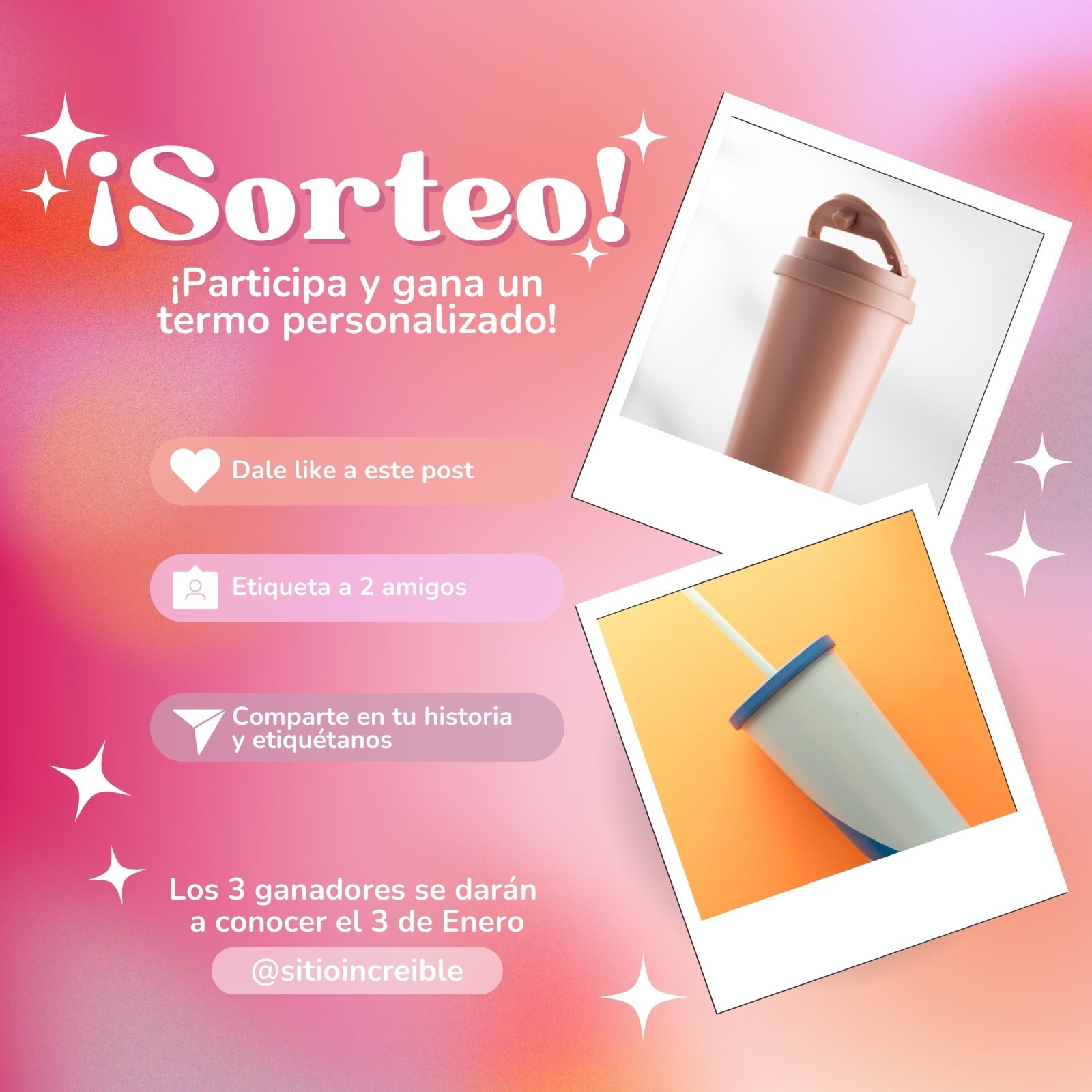 App Sorteos Rafflys Plantilla Editable Para Sorteo 50x50