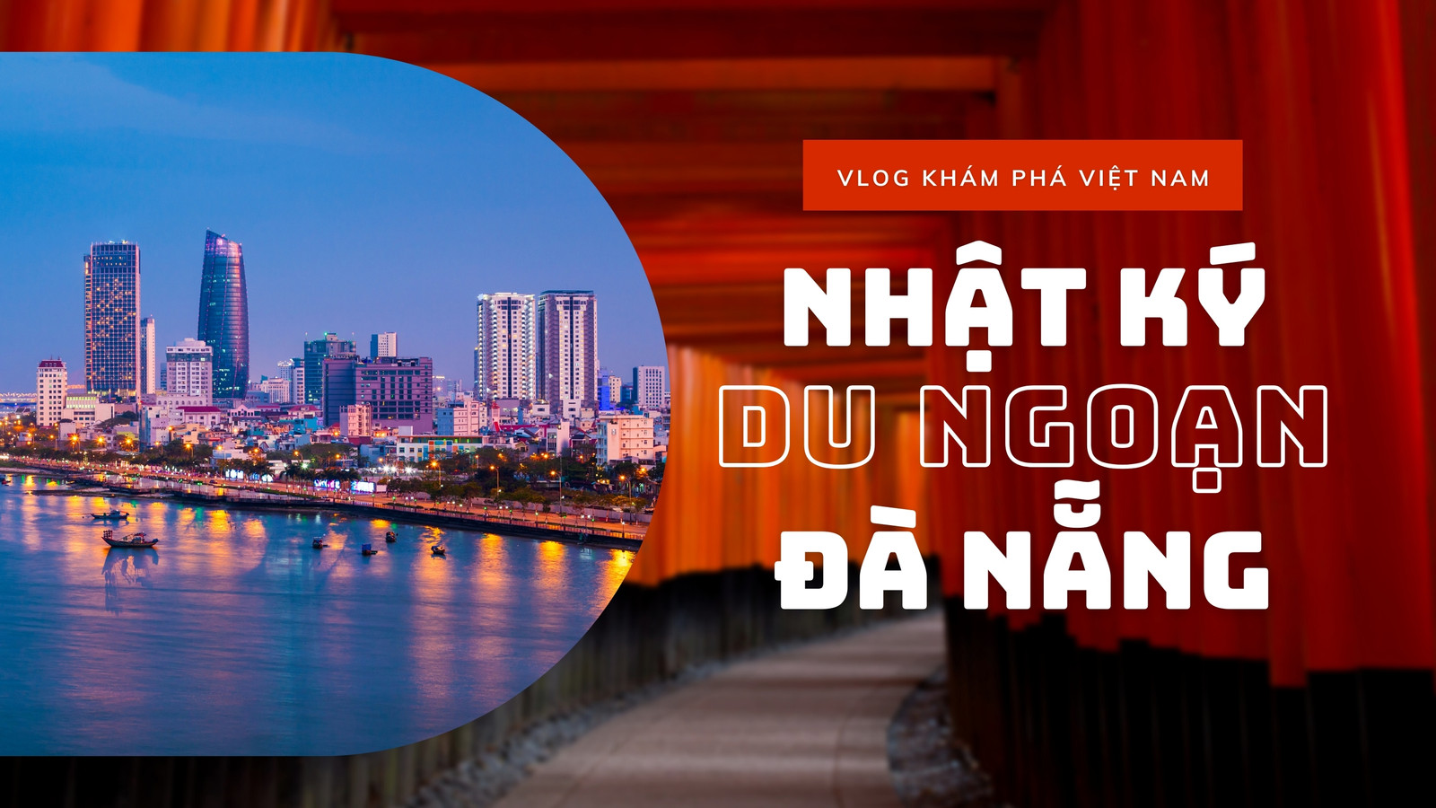 Hình thu nhỏ Youtube Vlog Sự kiện Du mục Kỹ thuật số Đỏ đậm Trắng Đen